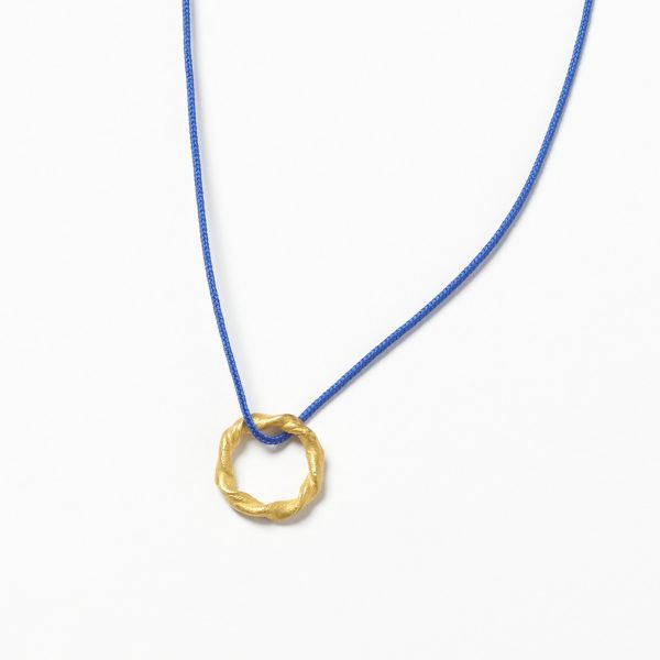 Anhänger gedreht in 900/- Gold