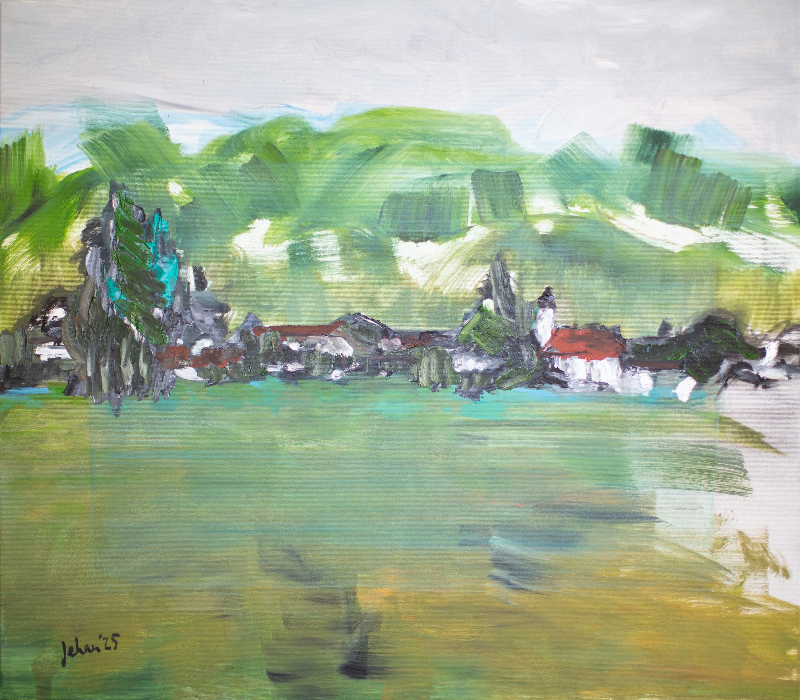 Gemälde Walchensee von Jehan