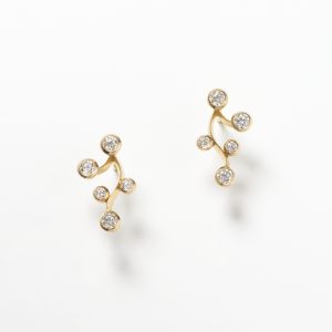 Ohrstecker Welle mit Brillanten