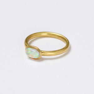 Opal Crystal Ring