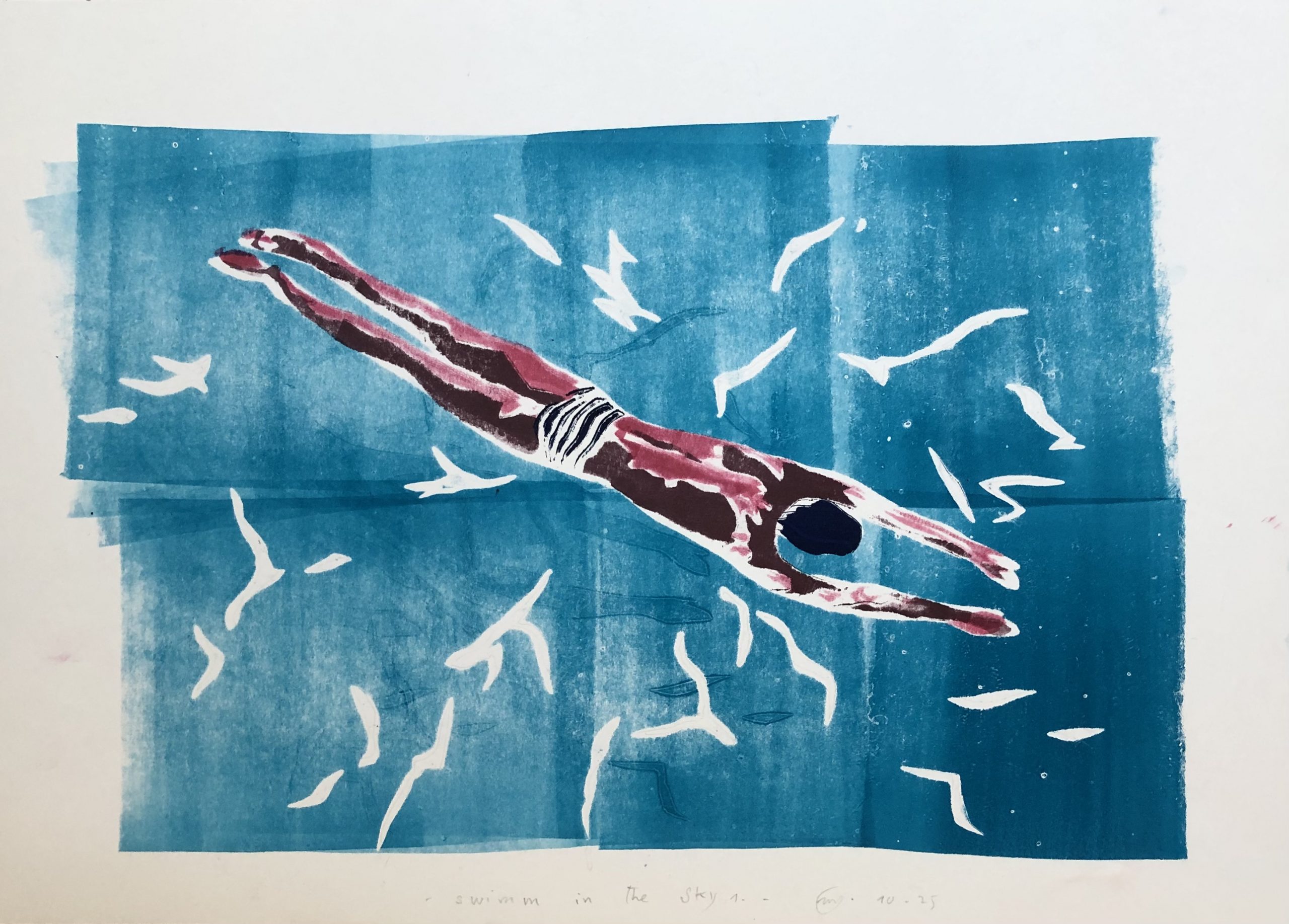 Illustration von Cyril Mariaux, Kunstausstellung in Scheytt Galerie