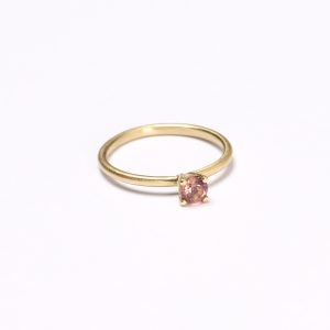 Rosa Turmalin Ring