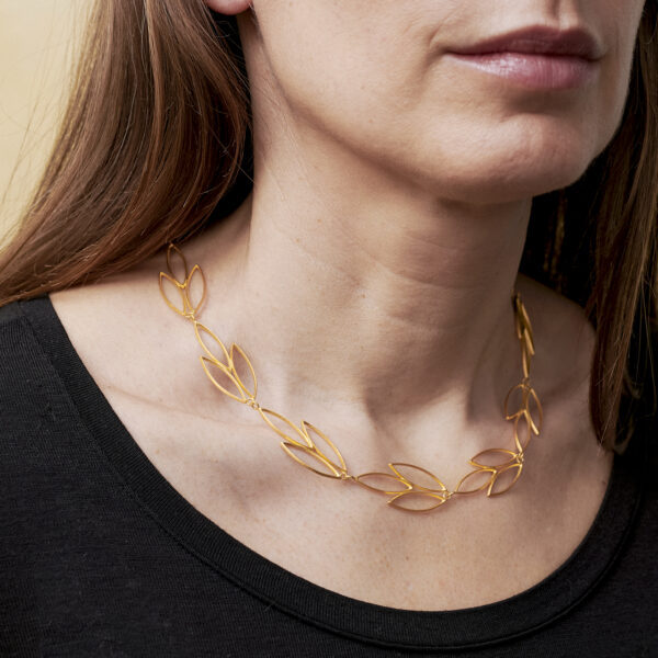 Blätter Collier – Bild 2