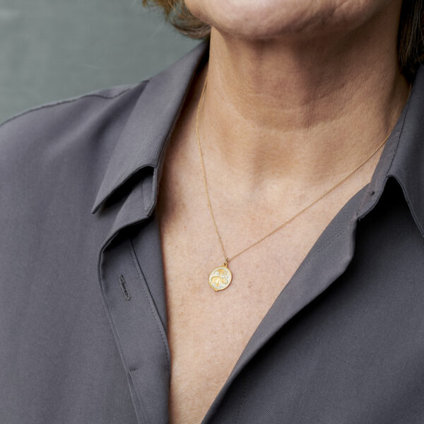 Elefant Collier emailliert – Bild 2