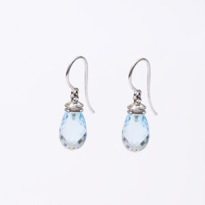 Blaue Topas Ohrringe