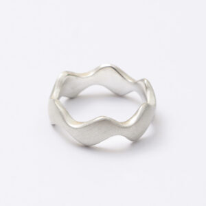 Silberring Wave